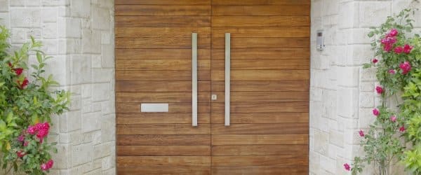 porte entrée double