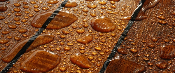 Water on Teak